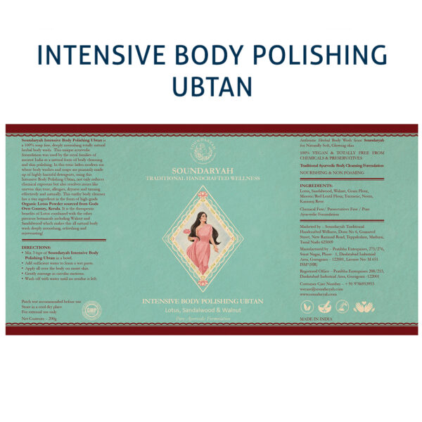 INTENSIVE BODY POLISHING UBTAN - Soundaryah Body Care Organic