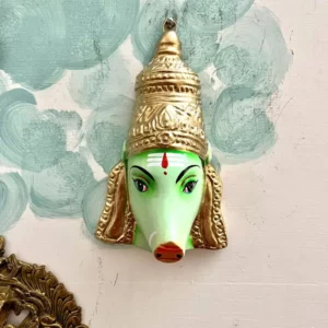 Varahi Amman Face Mask – Green