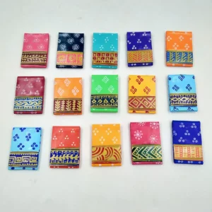 Sungudi saree fridge magnet