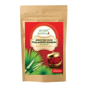 Thalampoo Kumkum Powder – Madurai Special Kumkum (Bright Red)